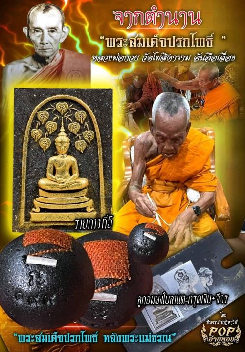 1-ใน-50-พระสมเด็จปรกโพธิ์หลังพระแม่ธรณี-รุ่นแรก-หลวงพ่อพัฒน์-วัดห้วยด้วน-เนื้อผงแก่มวลสารฝังตะกรุดสามกษัตริย์-ใส่กรอบพร้อมบูชา