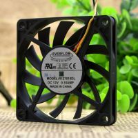 Original EVERFLOW R127010DL 7010 7CM 12V 0.18A Ultra-Thin Ball Fan