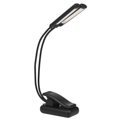 Music Stand Light Clip On LED Lamp - No Flicker, Fully Adjustable, 6 Levels of Brightness - Also for Book Reading, Orchestra, Mixing, DJs