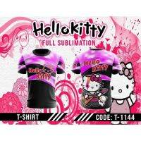 (All sizes are in stock)   HELLO KITTY T-shirt Full sublimation 3D breathable T-shirt Summer Short Sleeve T-shirt Size XXS-6XL  (You can customize the name and pattern for free)