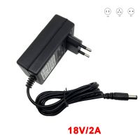 hot【DT】 18V 100V-240V Converter V Vdc ​2000mA 18V2A Supply 5.5mm x 2.1-2.5m US Plug