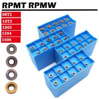 ▤ RPMW1003 RPMT1204 RPMT1606 RPMT10T3 MOE JS VP15TF UE6020 Turning Tools Carbide Insert RPMT Metal Lathe Tools CNC Milling Inserts