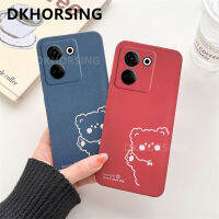 DKHORSING เคสโทรศัพท์เคลือบสุดหรูสำหรับกล้อง Tecno Camon 20 Pro/ Camon20 Pro 5G ซิลิโคนรูปหมีน่ารัก20Pro ปลอกอ่อนเต็มตัวทำจากซิลิโคน2023ฝาครอบกันกระแทก