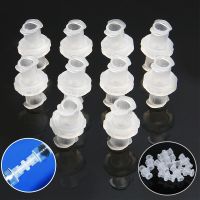 HVJ-10pcs/set Transparent Polypropylene Female To Female Coupler Luer Syringe Connector For Pneumatic Parts