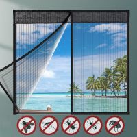 Summer Indoor Anti-Mosquito Curtain Anti Fly Mosquito Window Screen Curtain Removable Net for Kitchen Window Home Protector