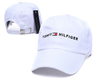 ??แบรนด์แฟชั่นแนวยุโรปและอเมริกาหมวกแก๊ปโผล่ชาย Tommy Hilfiger หมวกเบสบอลหญิงนักเรียนคู่บังแดดกลางแจ้ง