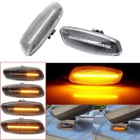 ✾☊♚ For Citroen C4 Picasso C3 C5 DS4 Peugeot 308 207 3008 5008 LED Car Dynamic Turn Signal Light Side Marker Lamp Blinker Amber