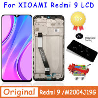 6.53 "Original สำหรับ Xiaomi Redmi 9จอแสดงผล LCD Touch Digitizer Assembly สำหรับ Redmi9 M2004J19G M2004J19C LCD อะไหล่ซ่อม