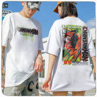 [มีสินค้า]เสื้อเชิ้ตสีขาวอะนิเมะ Chainsaw Man unisex