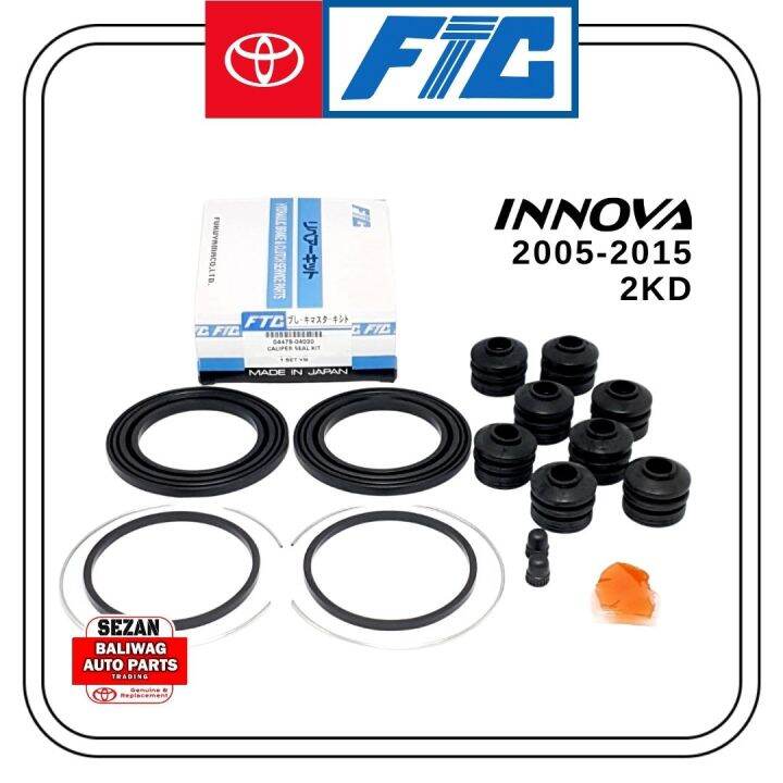 FTC FRONT DISC BRAKE CALIPER KIT TOYOTA INNOVA 20052015 2KD 04479