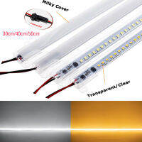 24H Delivery ?ERANPO 30ซม. 40ซม. 50ซม. อุตสาหกรรมแข็ง LED Light Bar Tube Strip DIY ตู้โชว์โคมไฟ220V 72LEDS