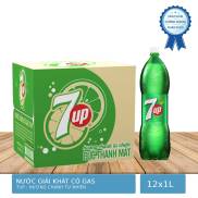 Thùng 12 Chai Nước Ngọt Giải Khát 7Up Vị Chanh Chai 1,5L