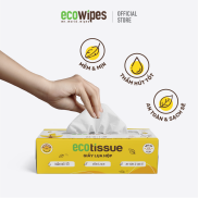 Hộp khăn giấy lụa cao cấp Ecotissue 180 Tờ Siêu Mềm Mịn