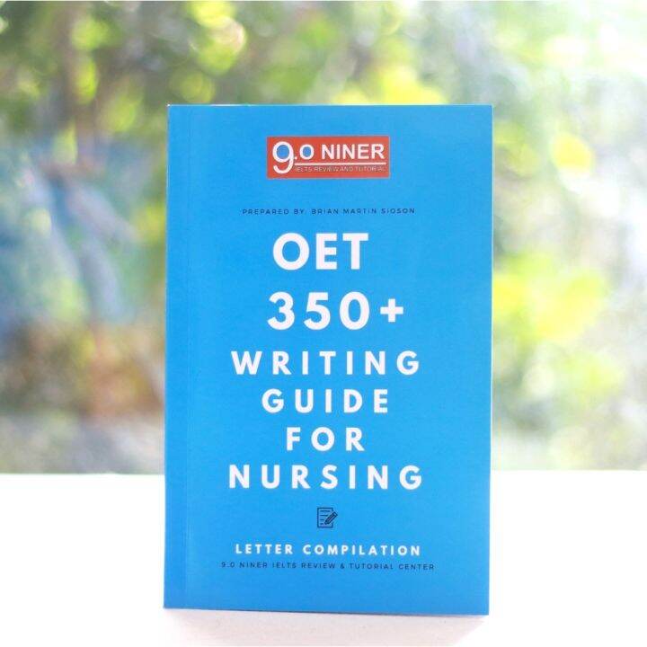 9.0 Niner OET 350 Writing Guide for Nursing | Lazada PH