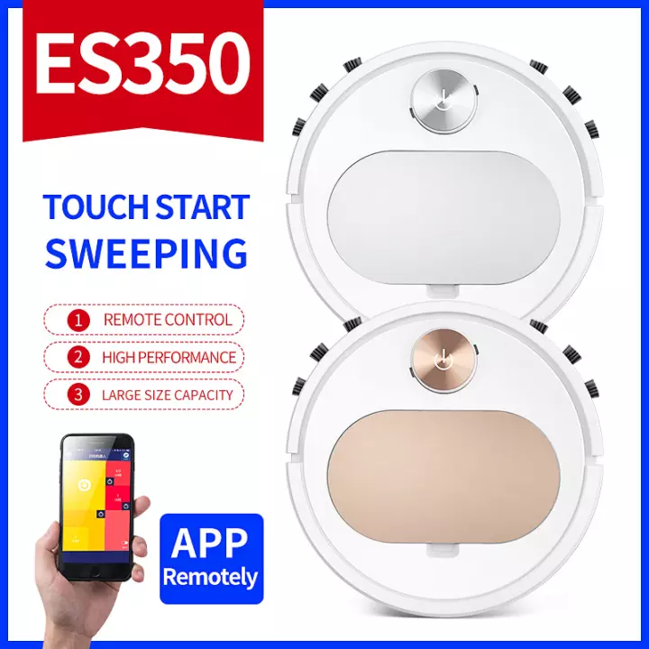 ES350 Smart Home Cleaning Robot Touches and Automatically Changes