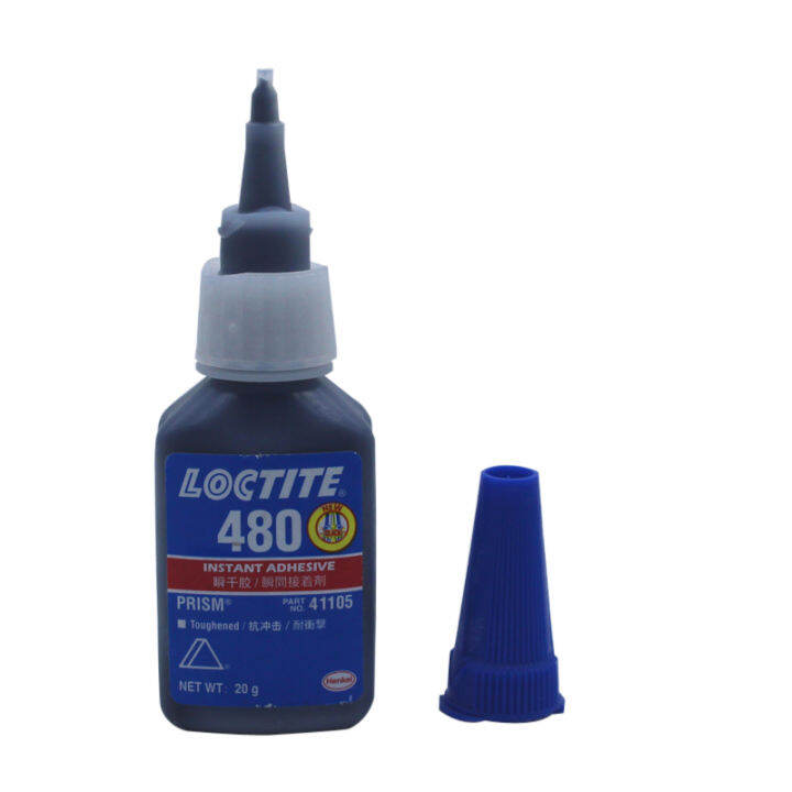 Han Loctite Le Tai 480 Instant Glue dry glue Black Rubber Toughening