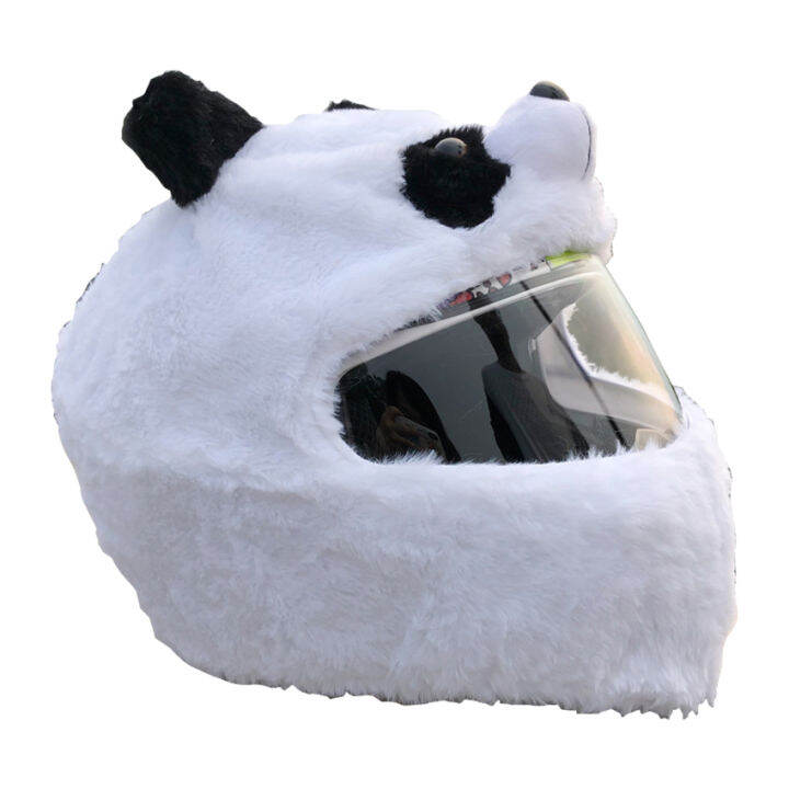 Motorcycle Helmet Cover Sleeve Furry Motorbike Helmet Cover Animal Full