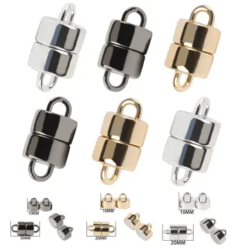10-5Sets Stainless Steel Strong Magnetic Clasps Magnet End Clasp Connectors  For Jewelry Making DIY Bracelet Necklace Accessories