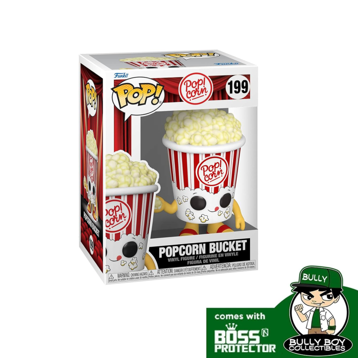 Funko POP Popcorn Bucket 199 With Boss Protector [Sold By Bully Boy Collectibles] Lazada PH