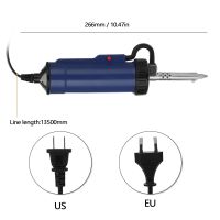 BBT-580 Electric Solder Tin Sucker Portable Vacuum Soldering Remove Pump With 3 Suction Nozzle Automatic Desoldering Machine