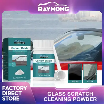 Car Glass Polishing Kit Windscreen Windshield Scratch Remover Polishing Kit  Cleaning Scratch Tool Waxing Polish Pad Accessories