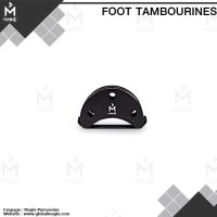 FOOT TAMBOURINE PERCUSSION เครื่องดนตรีสวมเท้า เครื่องเคาะจังหวะดนตรี พกพาสะดวก