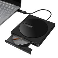 ไดรฟ์ USB3.0แบบเขียน DVD-RW สำหรับแล็ปท็อป Macbook Air/โปรเครื่องเล่น CD DVD ROM ภายนอกแบบพกพา