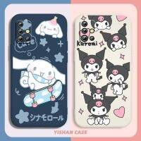 Cute cartoon Sanrio Phone Case For Samsung A01 A02 A03 A7 A10 A10S A11 A12 A13 A20 A21S A22 CORE Liquid Rope Cover Funda Soft