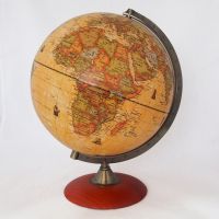 ลูกโลกฐานไม้ 30 cm  สี Sepia (Terrestrial Political Sepia Globe)