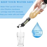 เครื่องกรองน้ำส่วนบุคคลระบบกรองน้ำแคมป์ปิ้ง Purification Water Filter Straws Outdoor Traveling Survival Emergency