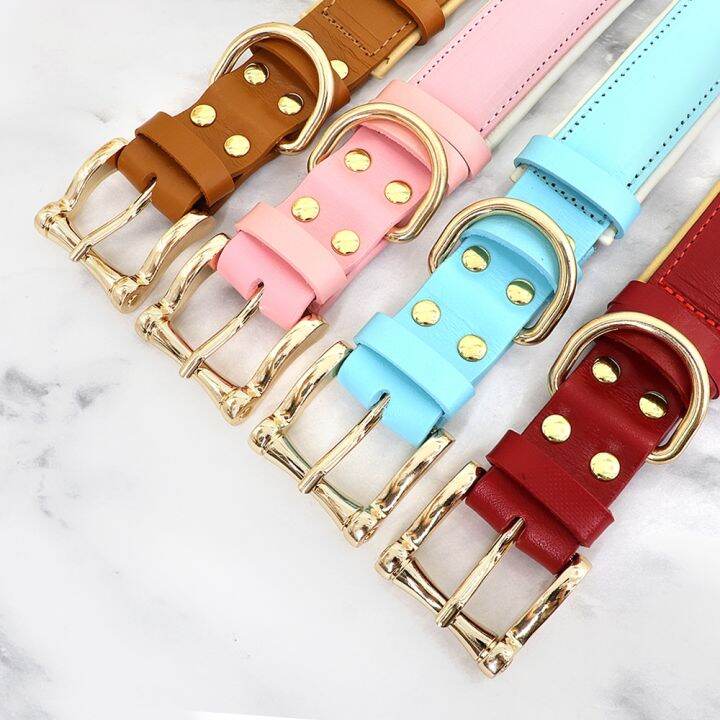 hot-soft-padded-real-leather-dog-collar-genuine-leather-big-dogs-collars-pet-collar-for-medium-large-dogs-pitbull-walking-training