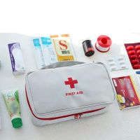 【CW】 Portable Hand held First Aid Medicine Kits Drugs Sorting Storage Of Sundries Portable Travel Home Emergency Red Blue Gray