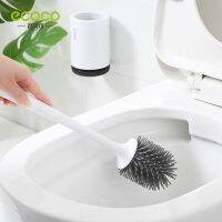 【LZ】 ECOCO Silicone Head Toilet Brush Quick Draining Clean Tool Wall-Mount Or Floor-Standing Cleaning Brush Bathroom Accessories