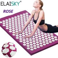 ﹍ Acupuncture Cushion Mat Massager Back Foot Body Massage Relieve Stress Pain Acupuncture Yoga Shiatsu Massage Pad Relaxation Mat