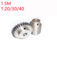 1.5M Worm Gear Rod Drive Ratio 1:203040อัตราส่วนความเร็ว40cr Worm Bore 81012MM