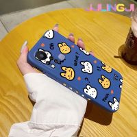 Jlingji เคสสำหรับ Infinix Hot 11S เคสโทรศัพท์ดีไซน์ใหม่บางลายการ์ตูนน่ารักลายกระต่ายเคสป้องกันขอบสี่เหลี่ยมเคสนิ่มเคสปลอกซิลิโคนเคสกันกระแทก