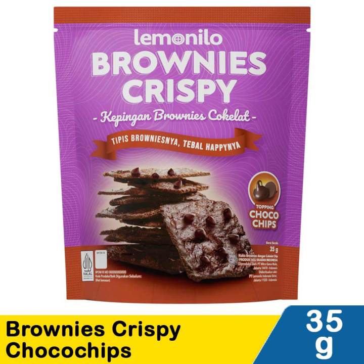 Lemonilo Brownies Crispy Chocolate 35 G Lazada Indonesia