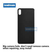 Big Camera Hole Back Glass Back Battery Door Battery Cover with Adhesive for iPhone X XS MAX XR