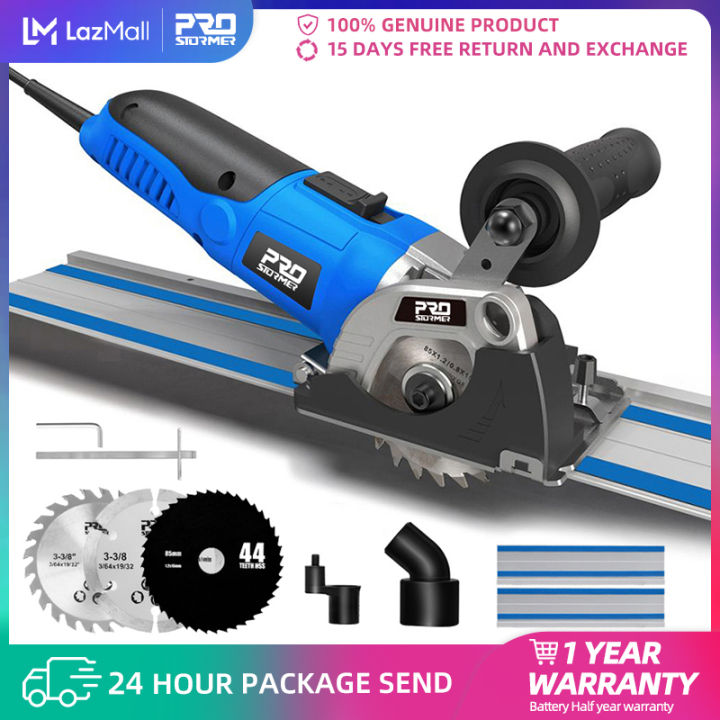 20v Jig Saw Woodworking Cordless Jigsaw Quick Blade Change Electric Saw Led  Light Guide With 6 Pcs Blades Power Tools Prostormer - Electric Saw -  AliExpress
