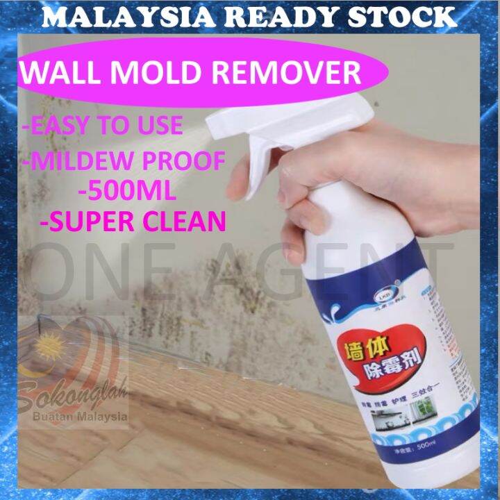 LKB Wall Mold Remover (500ml)Spray Mildew Spot Removal Cleaner ...