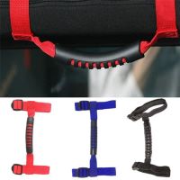 4x4WD Armrest Top Grab Handles Grip Bar Pulling Tab Roll Bar Mount For Jeep Wrangler CJ TJ JK JL Sports Sahara Rubicon 1pcs [ELEGANT]