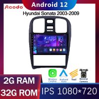 Acodo 9 inch 2din android 12  For Hyundai Sonata 2003-2009 Radio Multimedia Video Player GPS Navigation Autoradio IPS Touchscreen WiFi BT FM Carplay Android Auto Radio Stereo DVD Head Unit