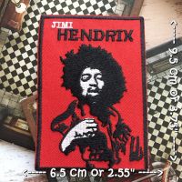 Jimi Hendrix วงดนตรี ร็อค เฮฟวี่เมทัล พังค์ ตัวรีดแบบปัก อาร์มปัก ตัวรีดติดเสื้อ ตัวรีด ติดกระเป๋า ติดหมวก ติดแจ๊คเก็ต Rock Iron on Embroidered Patch