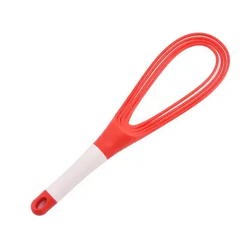 Whisk 2-In-1 Collapsible Balloon and Flat Whisk Silicone Coated Steel Wire