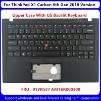 ♀㍿◄ New For Lenovo ThinkPad X1 Carbon 6th Gen 2018 Upper Case Palmrest Cover Backlit keyboard AM16R000300 01YR573 01YR537