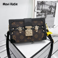 เคสขนาดเล็กพิมพ์ลายวินเทจ Movi Katie กระเป๋าพาดลำตัวสะพายไหล่เส้นเดียวกระเป๋าขนาดเล็กพิมพ์ลาย