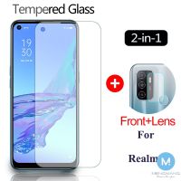 2-In-1สำหรับ Realme 10 9i 9 8i 8 7 Pro C21Y C35 C33 C17 C25S C25Y C25 C21 6i C12 C11 C30S 7i 6 5S 5 Pro Plus 9H กระจกนิรภัยฟิล์มกันรอยเลนส์กล้องฟิล์มกันรอย