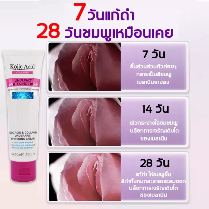 ซื้อ-1-แถม-1-kojic-acid-ครีมขาหนีบดำ-50ml-ครีมทาขาหนีบดำ-ครีมทารักแร้ขาว-ปรับสีผิวให้กระจ่างใส-เลือนเมลานิน-ขาหนีบดำ-ครีมทาครีมทา