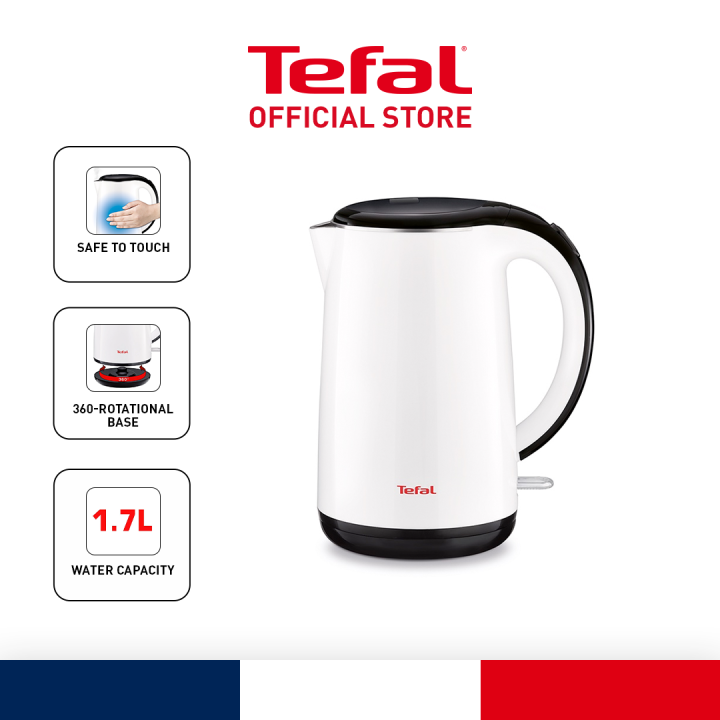 Tefal safe tea kettle White 1.7L (ko2601) Lazada