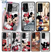 Mickey Minne Have Fun For Huawei P50 P40 P30 P20 P10 Pro Lite P Smart Z 2021 2019 4G 5G Silicone Soft Black Phone Case